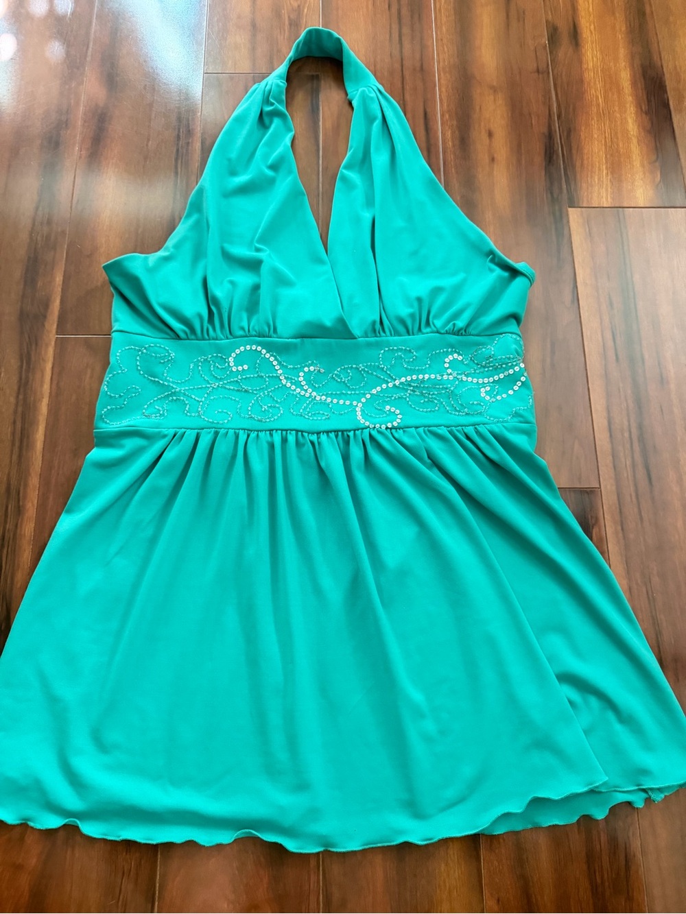 Arden B vintage top teal